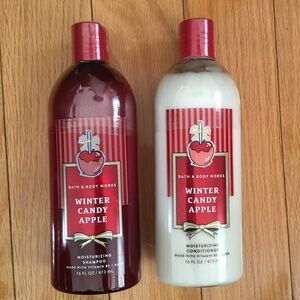 Bath & Body Works Winter Candy Apple Moisturizing Shampoo & Conditioner Set